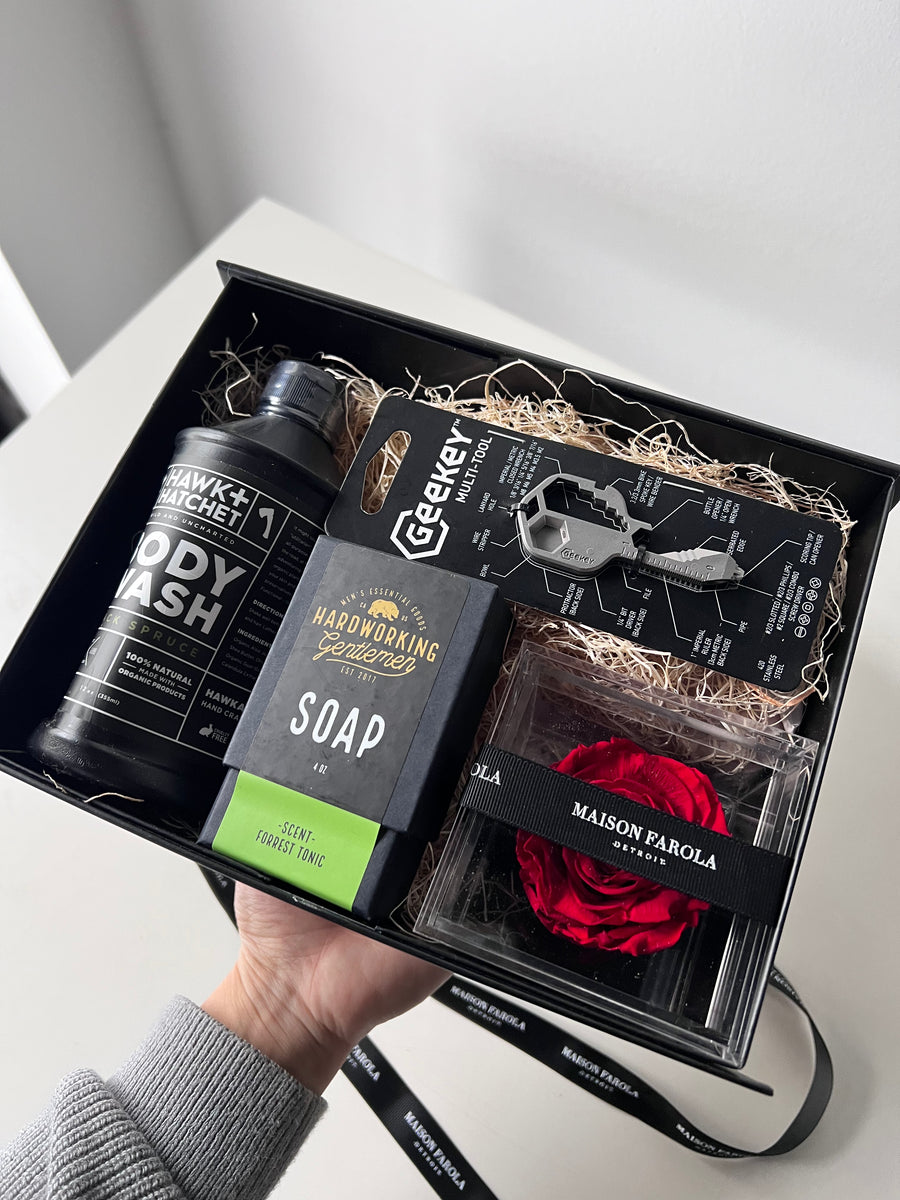 VDay Gentlemen's Gift Box - Maison Farola