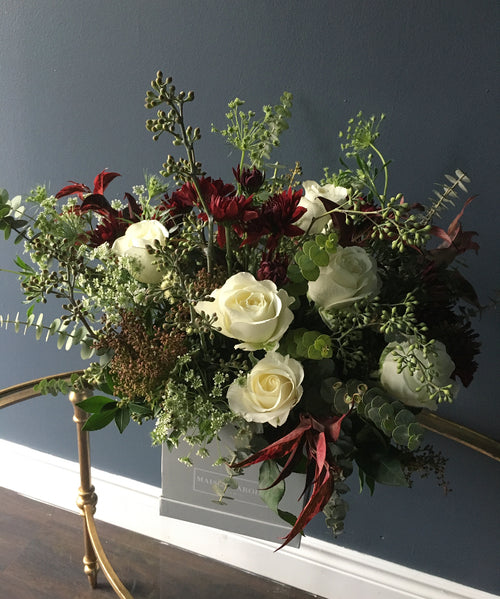 [flower_box], [maison_farola], [arrangement], [flowers], [birthday], [mothers_day], [delivery], [hat_box], [english_garden], [affordable_flowers], [blumz], [pot_and_box], [made_floral], [blush_and_co], [tiffany_florist], [blossoms], [fleurdetroit], [gift], [easter], [centerpiece], [baby_shower], [baby_girl], [baby_boy], [baptism], [event], [communion], [sympathy], [corporate], [flower_bouquet], [preserved]