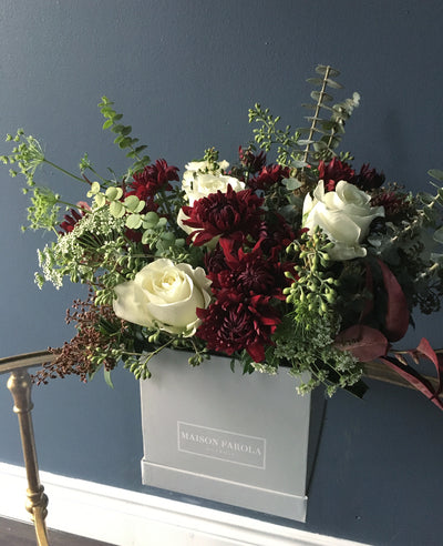 [flower_box], [maison_farola], [arrangement], [flowers], [birthday], [mothers_day], [delivery], [hat_box], [english_garden], [affordable_flowers], [blumz], [pot_and_box], [made_floral], [blush_and_co], [tiffany_florist], [blossoms], [fleurdetroit], [gift], [easter], [centerpiece], [baby_shower], [baby_girl], [baby_boy], [baptism], [event], [communion], [sympathy], [corporate], [flower_bouquet], [preserved]