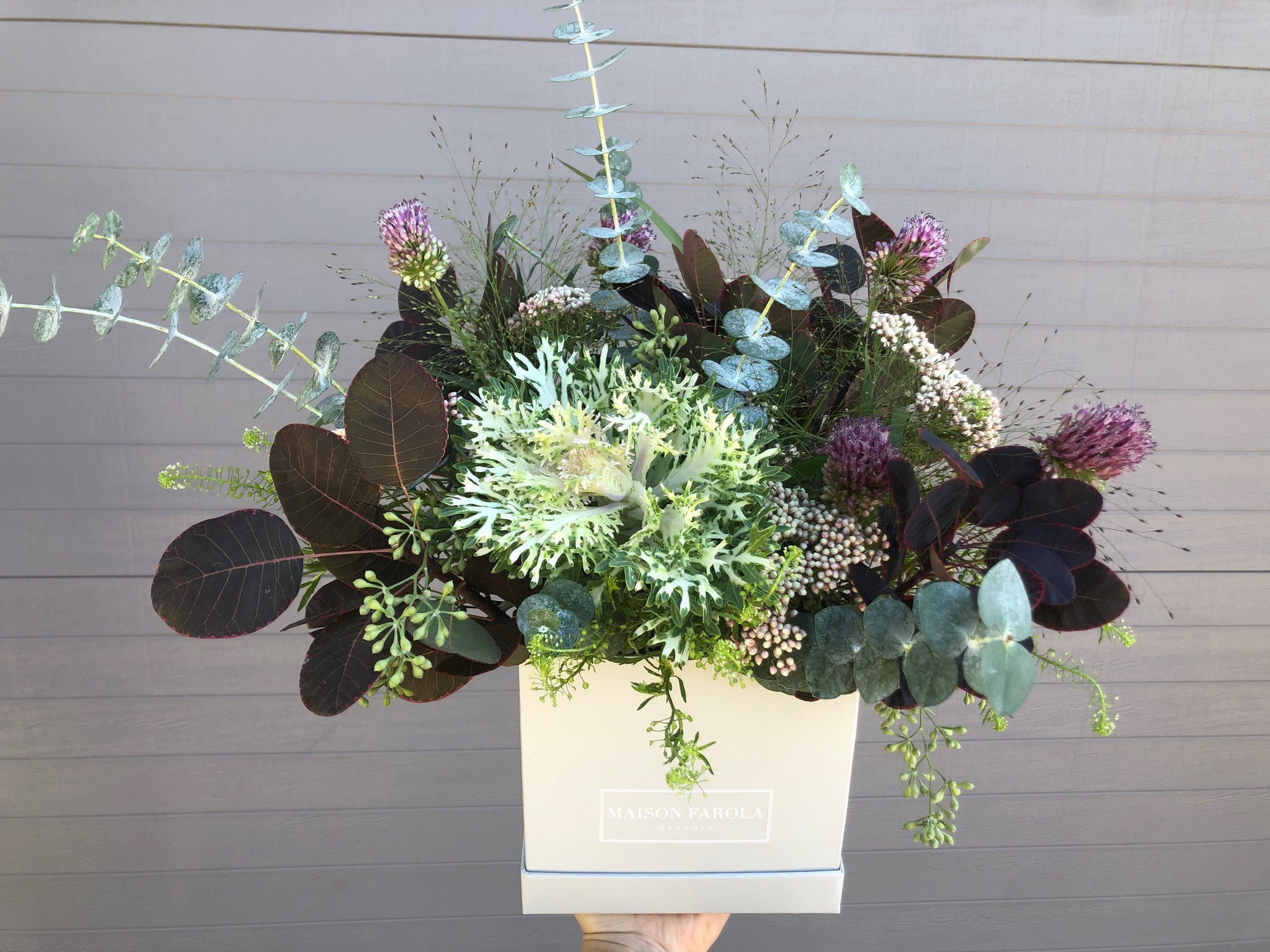 [flower_box], [maison_farola], [arrangement], [flowers], [birthday], [mothers_day], [delivery], [hat_box], [english_garden], [affordable_flowers], [blumz], [pot_and_box], [made_floral], [blush_and_co], [tiffany_florist], [blossoms], [fleurdetroit], [gift], [easter], [centerpiece], [baby_shower], [baby_girl], [baby_boy], [baptism], [event], [communion], [sympathy], [corporate], [flower_bouquet], [preserved]